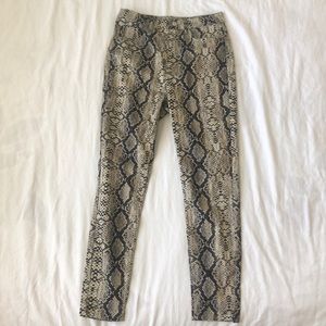 ZARA Snake print pants